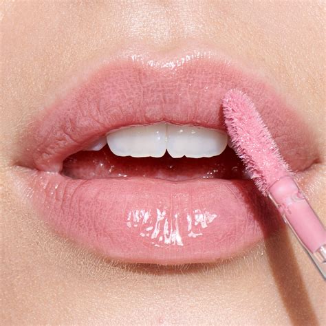 lip gloss for plumping lips.